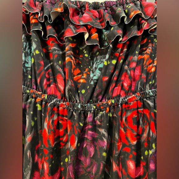 Floral Strapless Swim Cover-Up - Picture 3 of 8